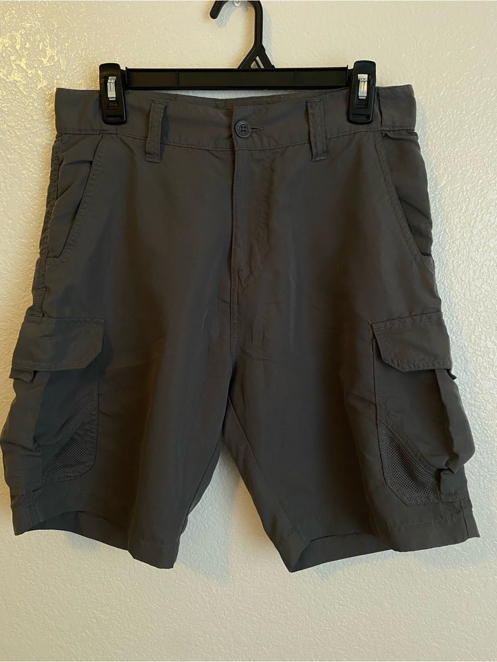 Men's Performance Cargo Hybrid Shorts Charcoal 30